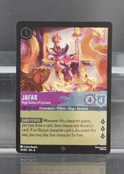 Disney Lorcana Jafar - High Sultan of Lorcana 74/204 Cold Foil Reign of Jafar Su - Image 1
