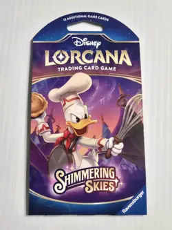 Disney Lorcana TCG *Shimmering Skies Sleeved Booster Pack* Sealed - Image 2