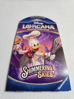 Disney Lorcana TCG *Shimmering Skies Sleeved Booster Pack* Sealed - Image 3