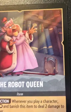 The Robot Queen 199/204 Uncommon Whispers In The Well Disney Lorcana TCG - Image 3