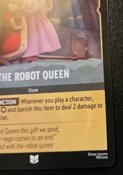 The Robot Queen 199/204 Uncommon Whispers In The Well Disney Lorcana TCG - Image 5