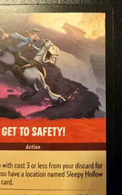 Get To Safety! 130/204 Rare Whispers In The Well Disney Lorcana TCG - Image 3