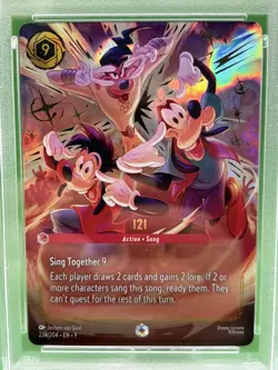 2025 DISNEY LORCANA EN 9-FABLED ENCHANTED #234 I2I PSA 10 - Image 3