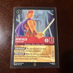 Disney Lorcana Hercules - Mighty Leader 118/204 Whispers in the Well Legendary - Image 1