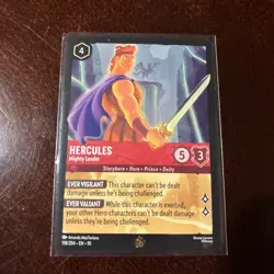 Disney Lorcana Hercules - Mighty Leader 118/204 Whispers in the Well Legendary - Image 2