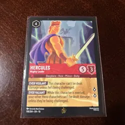 Disney Lorcana Hercules - Mighty Leader 118/204 Whispers in the Well Legendary - Image 3