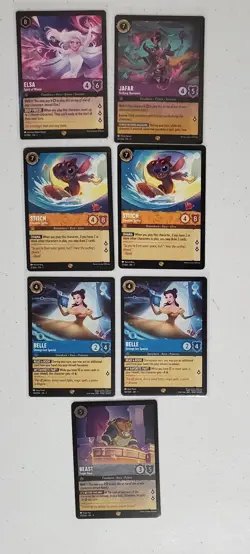 Disney Lorcana Legendary Lot Of 7 - Image 1