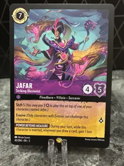 Disney Lorcana TCG Jafar - Striking Illusionist 42/204 Legendary - Image 1