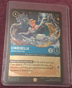 Disney Lorcana - Foil Card legendary- Cinderella dream come true - Whispers x1 - Image 1
