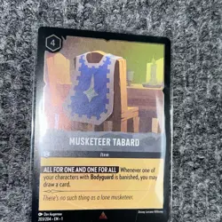 Disney Lorcana The First Chapter Musketeer Tabard 203/204 Foil Rare NM - Image 3