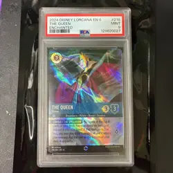 2024 DISNEY LORCANA EN 4-URSULA'S RETURN ENCHANTED THE QUEEN - DIVINER PSA 9 - Image 1