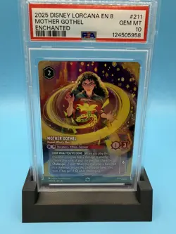 Disney Lorcana Mother Gothel Knows What's Best Enchanted 211/204 Reign of Jafar - Image 1