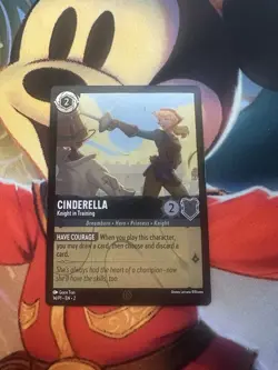 Disney Lorcana - Cinderella Knight in Training - Cold Foil Promo - 14/P1 - NM - Image 2