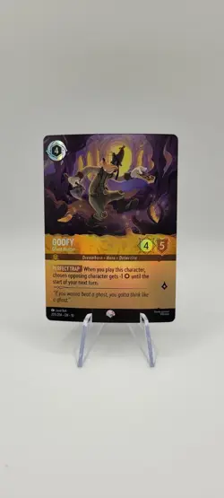 Disney Lorcana TCG: Goofy-Ghost Hunter 205/204 (Epic) Whispers In The Well NM - Image 1