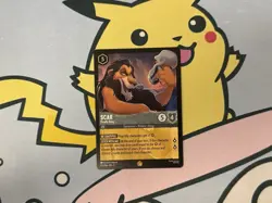 Disney Lorcana TCG Scar Finally King Legendary 175/204 Fabled - Image 1