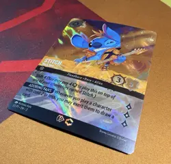 Stitch - Rock Star (Store Championship) 30 Disney Lorcana Promo Cards Holo - Image 3