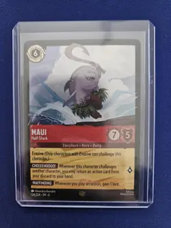 Disney Lorcana Maui – Half-Shark 124/204 Legendary Cold Foil | Azurite Sea TCG - Image 1