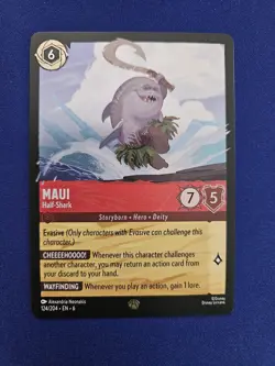Disney Lorcana Maui – Half-Shark 124/204 Legendary Cold Foil | Azurite Sea TCG - Image 2