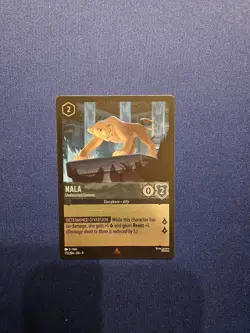 Disney Lorcana Fabled Nala Undaunted Lioness COLD FOIL 173/204 Rare Pack Fresh - Image 1