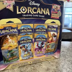 Disney Lorcana Costco Inklands Bundle Box Pirate Mickey Foil Promo - Image 1