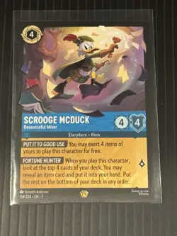 Disney Lorcana **Scrooge McDuck** Resourceful Miser ARCHAZIAS ISLAND 154/204 - Image 1