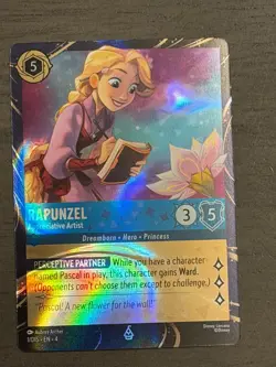 Rapunzel - Appreciative Artist 1 Disney Lorcana Promo Cards Holo - Image 1