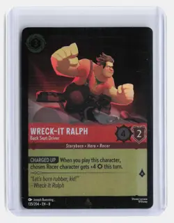 Wreck-It Ralph Disney Lorcana Reign of Jafar #135/204 Rare,Cold Foil - Image 1