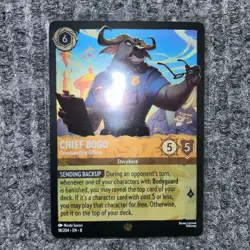 Disney Lorcana - Reign of Jafar - Chief Bogo Legendary Foil - 18/204 - NM/Mint - Image 2