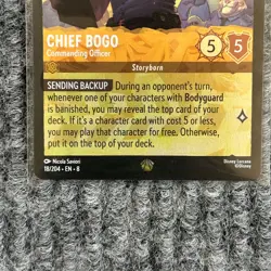 Disney Lorcana - Reign of Jafar - Chief Bogo Legendary Foil - 18/204 - NM/Mint - Image 4