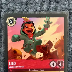 Disney Lorcana - Reign of Jafar - Lilo Causing an Uproar - 137/204 Legendary NM - Image 3