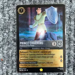 Disney Lorcana WitW Prince Charming Protector of Realm Legendary Holo 189/204 - Image 2