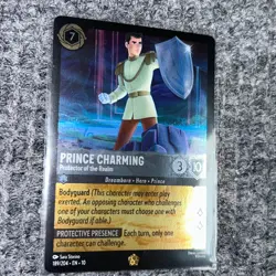 Disney Lorcana WitW Prince Charming Protector of Realm Legendary Holo 189/204 - Image 3