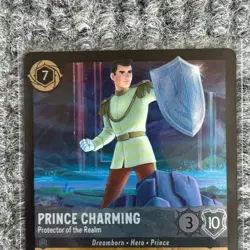 Disney Lorcana WitW Prince Charming Protector of Realm Legendary Holo 189/204 - Image 5