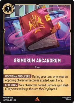 Grimorum Arcanorum 67/204 Whispers in the Well Disney Lorcana - Image 1