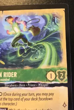 Flynn Rider - Spectral Scoundrel 81/204 Uncommon Whispers In The Well Lorcana - Image 3