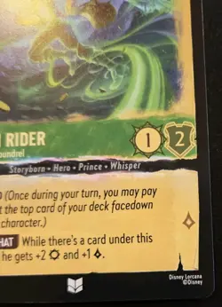 Flynn Rider - Spectral Scoundrel 81/204 Uncommon Whispers In The Well Lorcana - Image 5