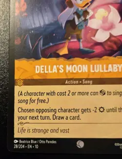 Della's Moon Lullaby 28/204 Common Whispers In The Well Disney Lorcana - Image 4