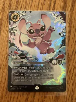 Disney Lorcana Winterspell Angel - Experiment 624 238/204 - Image 1