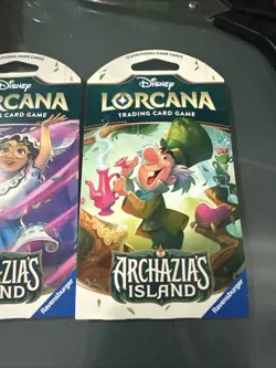 Lot Of 3 Disney Lorcana TCG: Archazia’s Island Sleeved Booster Packs - Sealed 4050368981721 - Image 4