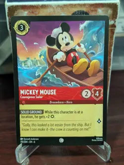 Disney Lorcana TCG - Azurite Sea: Mickey Mouse (115/204) - Common - Near Mint - Image 1