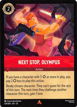 Next Stop, Olympus 129/204 Whispers in the Well Disney Lorcana - Image 1