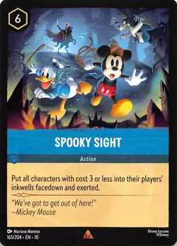 Spooky Sight 165/204 Whispers in the Well Disney Lorcana - Image 1
