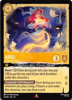 Ariel Ethereal Voice 17/204 Whispers in the Well Disney Lorcana - Image 1