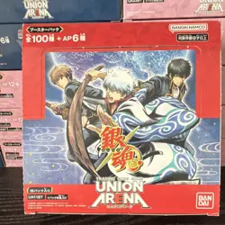 Bandai Namco Gintama Union Arena Booster Box 100 Cards + AP6 Japanese - Image 1