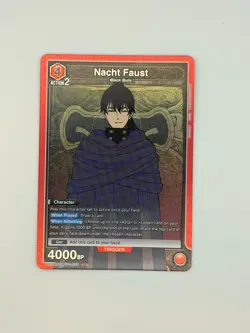 Nacht Faust – SR – (079) Union Arena Black Clover English Red Affinity - Image 1