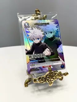 Union Arena Winner Card Hunter X Hunter Killua Zoldyck HTR-1-018 Foil English - Image 3