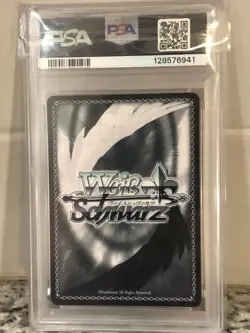 2022 Weiss Schwarz English Hololive Forgetful, Sakura Miko TE016 RRR PSA 10 - Image 4