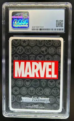 2021 Weiss Schwarz Japanese Groot Uncommon Marvel #MAR/S89-013 CGC 9 Mint - Image 2