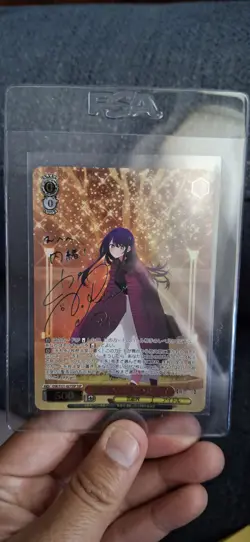 Signed Weiss Schwarz Oshi no ko Vol.2 OSK/S121-027SSP SSP Ai FOIL - Image 3