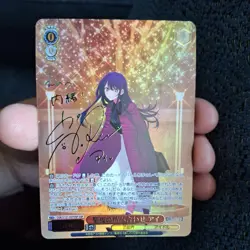 Signed Weiss Schwarz Oshi no ko Vol.2 OSK/S121-027SSP SSP Ai FOIL - Image 4